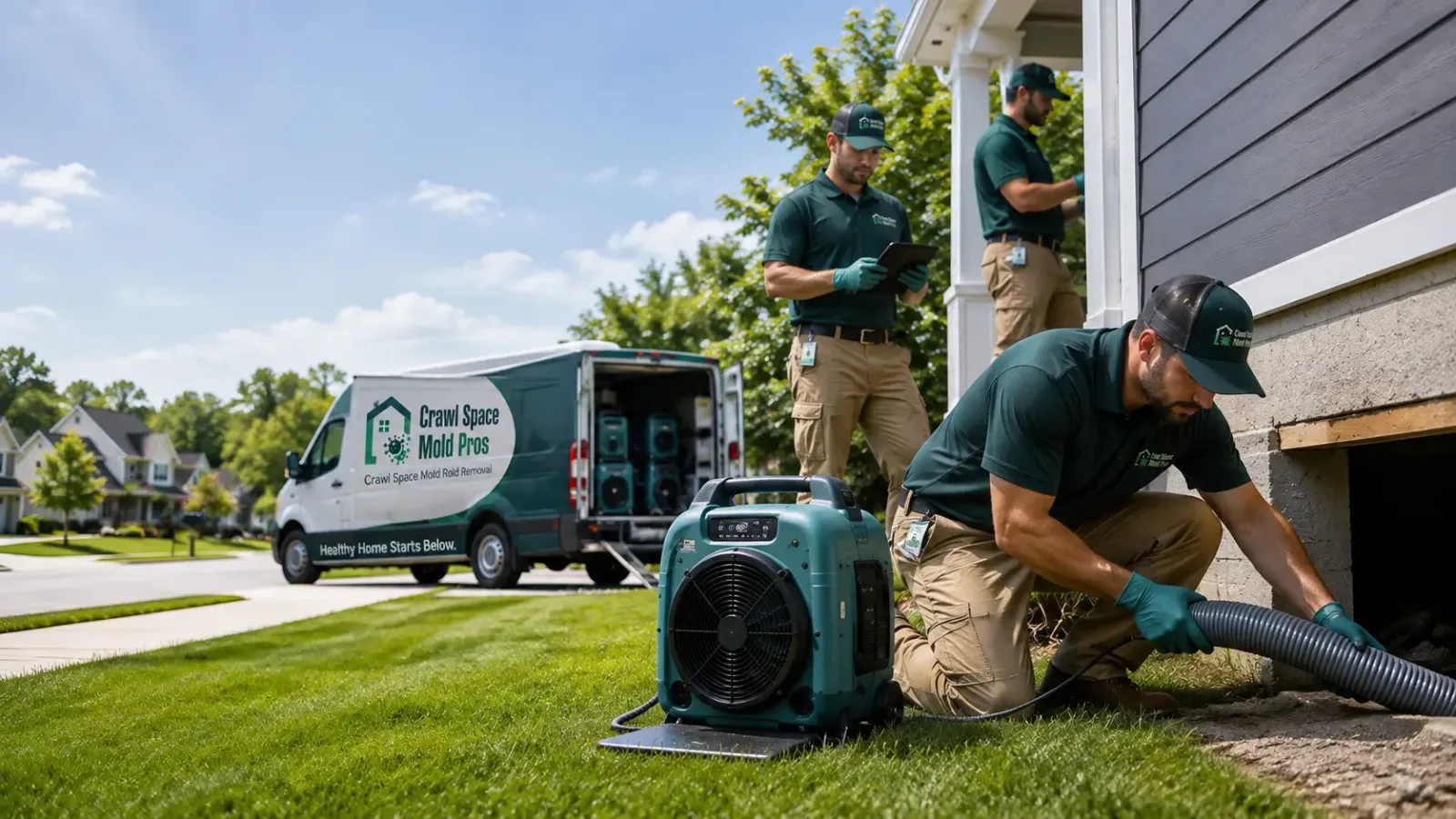 Crawl Space Mold Removal in Marquette, KS